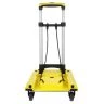 TOUGH MASTER Folding Hand Truck 4 Wheels 100KG Load Capacity, Adjustable Platform Length and Retractable Handle | TM-HT100