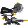 TOUGH MASTER Mitre Saw 210mm 1500W with Extendable Work Table, Built-in Laser, Dust Bag & Wood Clamp | TM-MS210L