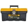 TOUGH MASTER Tool Storage Box 16 Inch/41x 21.3x 20cm Pro Quality with Tote Tray Metal Latch &Carry Handle