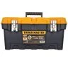 TOUGH MASTER Tool Storage Box Large 19 Inch/49x 26x 24cm Pro Quality with Tote Tray Metal Latch &Carry Handle