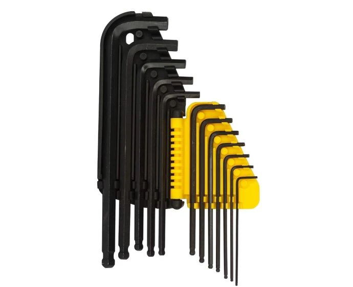 Stanley Ball End Hexagon Key Set of 12 Imperial 1/16-3/8in
