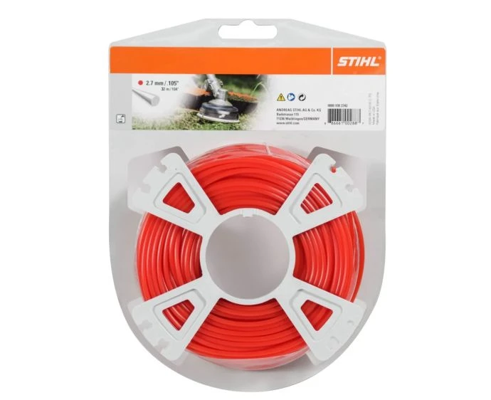 Stihl 0000 930 2342 Line Carded Round Red 2.7mm x 32m