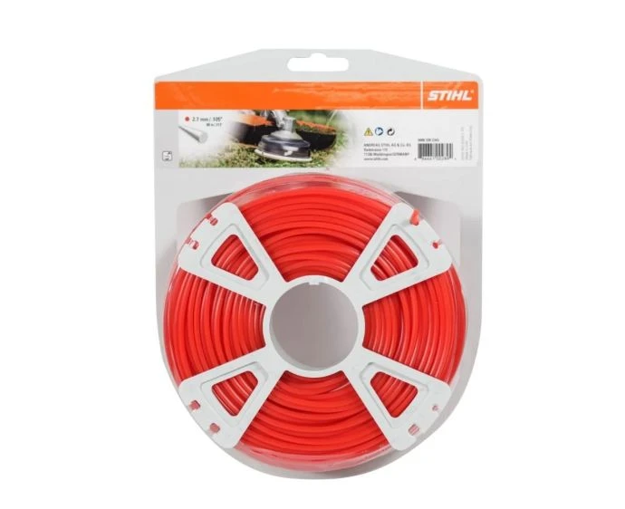 Stihl 0000 930 2343 Line Carded Round Red 2.7mm x 65m