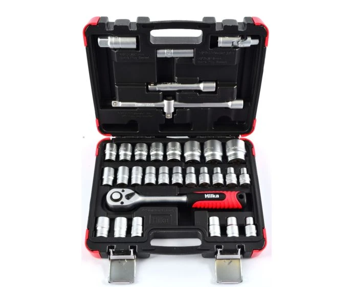 Hilka 1/2" Drive 32 Piece Metric Socket Set | 01123202