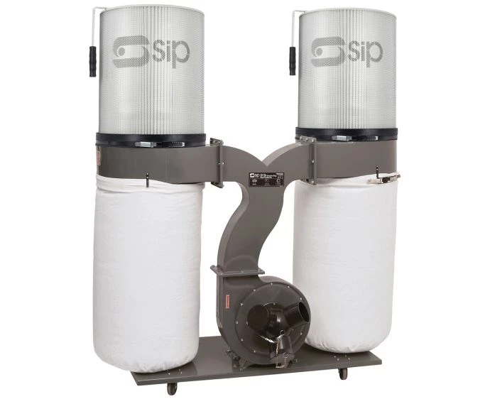 SIP 3HP Double Bag Dust Collector Package | 01994