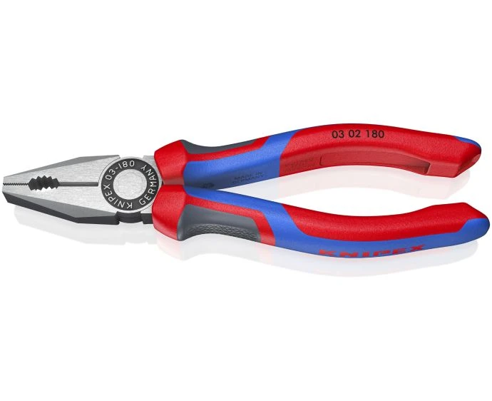 Knipex 180mm Combination Pliers with Comfort Handles | 03 02 180