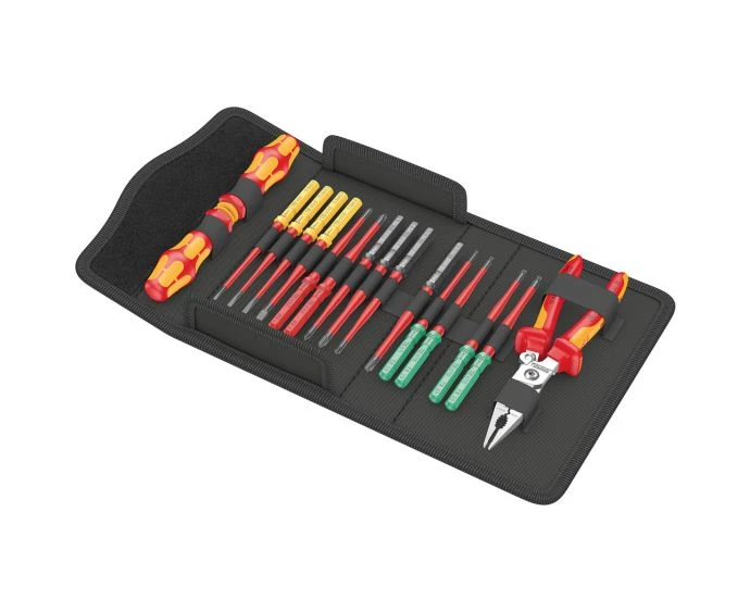 Wera 05006612001 Kraftform Kompakt VDE 17 extra slim 1 Tool finder, 17 pieces