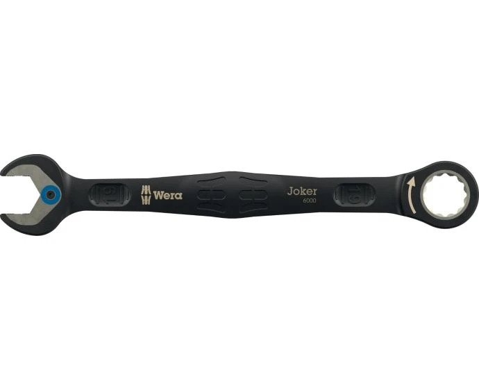 Wera 6000 Joker Black Edition 11 Set 1 Metric Ratcheting Combination Wrenches Set, 11 Pieces | 05020017001