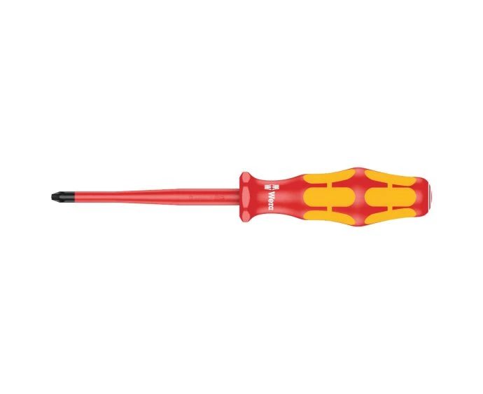 Wera 162 iSS PH VDE Insulated screwdriver with reduced blade diameter for Phillips screws, PH 1 x 80 mm | 05020131001