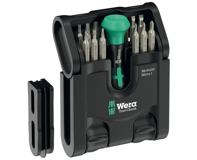 Wera Tool-Check Modular Micro 1 Screwdriver Bit Set 21 Pieces | 05049002001