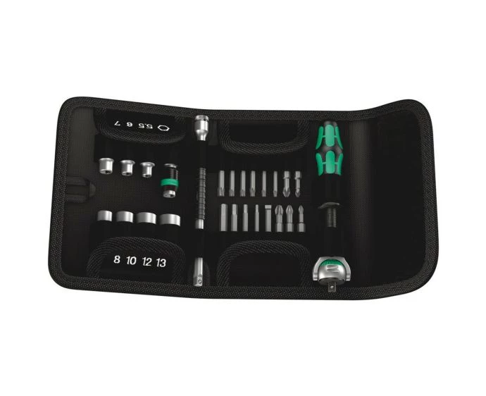 Wera 1/4" Kraftform Kompakt Multi-Function Zyklop Speed Ratchet 26 Pieces Set | 05051045001
