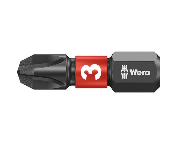Wera 05057617001 851/1 IMP DC PH3 x 25mm Impaktor Phillips Bits Pack of 10