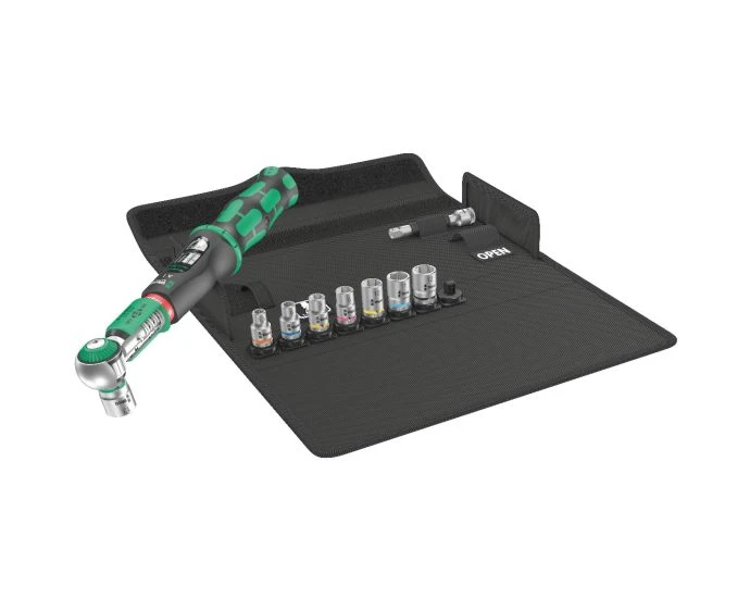 Wera 05075830001 10 Piece Safe-Torque A 1 Set 1/4" Square Drive Torque Wrench 2-12 Nm
