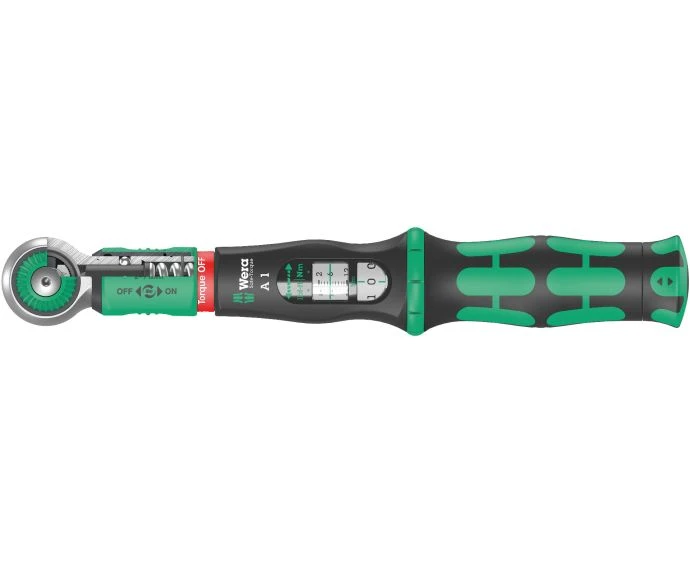 Wera 05075830001 10 Piece Safe-Torque A 1 Set 1/4" Square Drive Torque Wrench 2-12 Nm