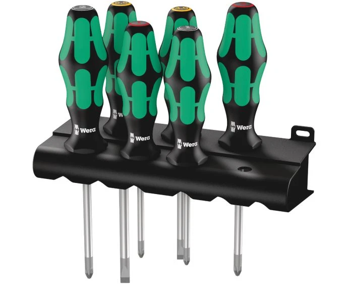 Wera 05105622001 6 Pieces Kraftform Kompakt Screwdriver Set