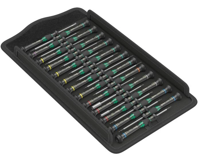 Wera 05134000001 Kraftform Micro Big Pack 1 Screwdriver Set For Electronic Applications, 25 Pieces
