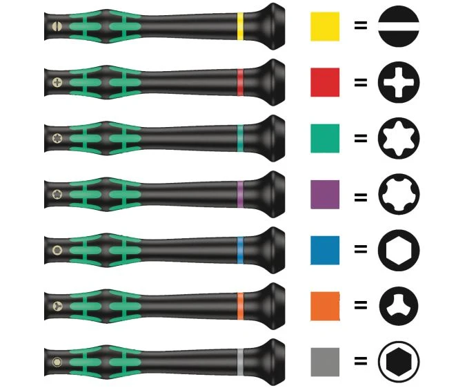 Wera 05134000001 Kraftform Micro Big Pack 1 Screwdriver Set For Electronic Applications, 25 Pieces
