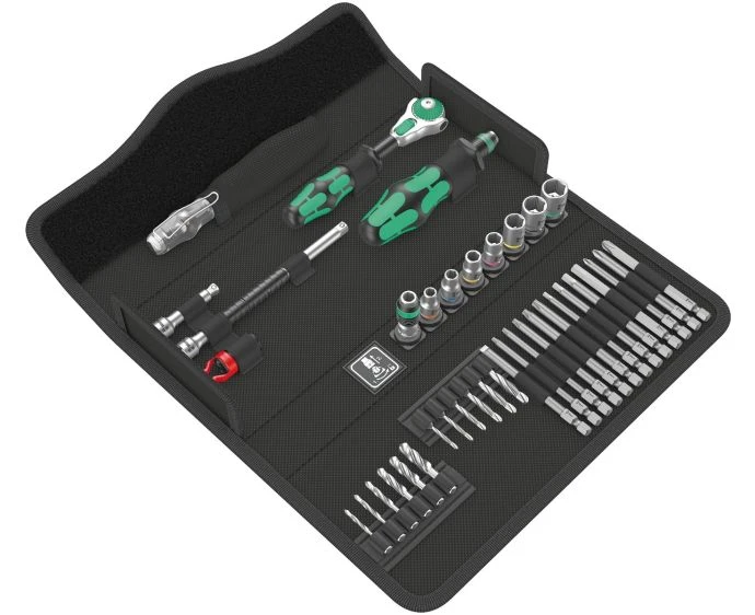 Wera 05135928001 39 Pieces Kraftform Kompakt M1 Metal Screwdriver Tool Kit