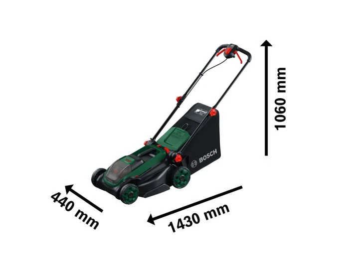 Bosch ROTAK18V2-38 Cordless Brushless Lawn Mower Bare Unit | 06008B9M01