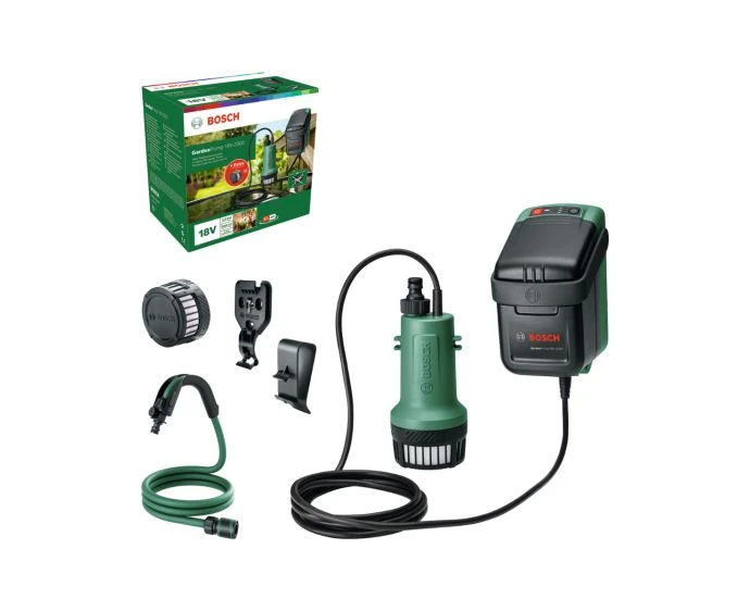 Bosch Garden Pump 18V-2000 Cordless Rainwater Pumps Bare Unit | 06008C4203