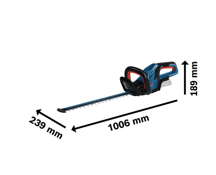 Bosch GHE 18V-50 Professional Cordless Brushless Hedge Cutter Bare Unit | 06008C9500