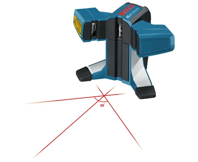 Bosch GTL 3 Professional Tile Laser With 4 x 1.5 V LR6 Batteries (AA) & Protective Pouch | 0601015200