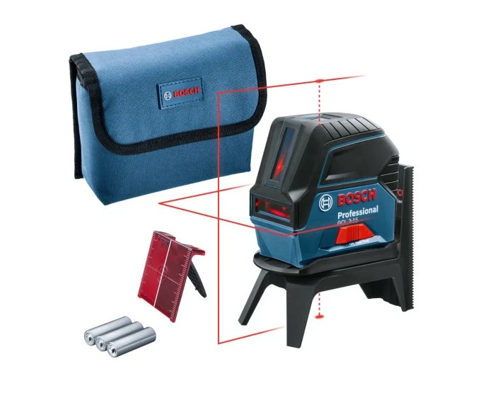 Bosch GCL 2-15 Professional Combi Laser With 3 x 1.5 V Batteries (AA)| 0601066E00