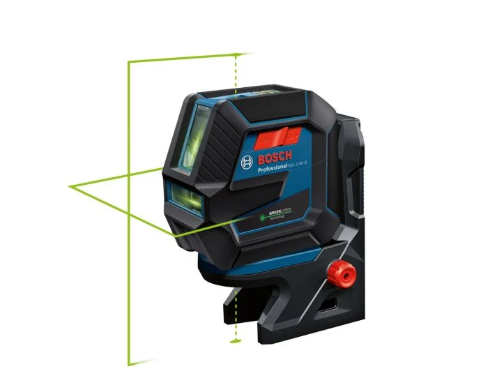 Bosch GCL 2-50 G Professional Combi Laser With 4 x 1.5 V Batteries (AA),Pouch & Building Tripod BT 150 | 0601066M01