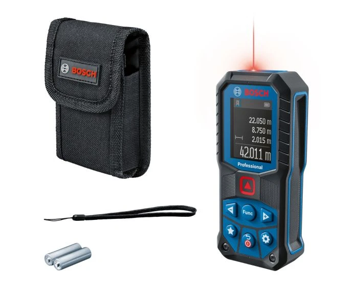 Bosch GLM 50-22 Professional Laser Measure With 2 x 1.5 V Batteries (AA) & Pouch | 0601072S00