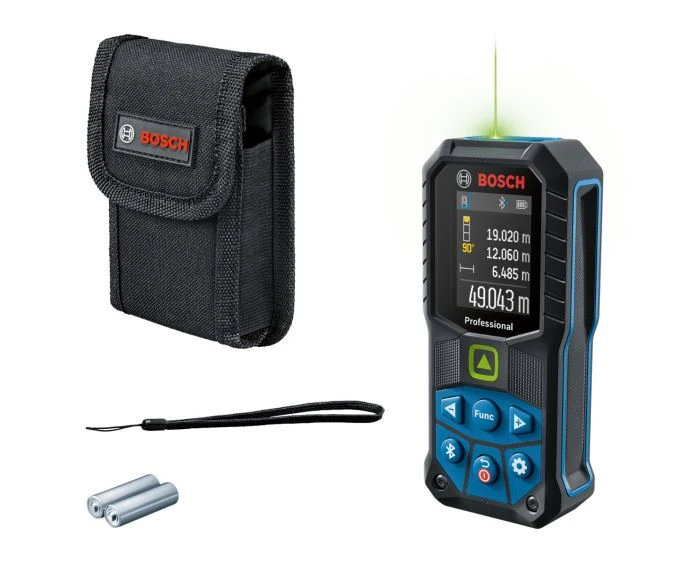 Bosch GLM 50-27 CG Professional Laser Measure With 2 x 1.5 V Batteries (AA) & Pouch | 0601072U00