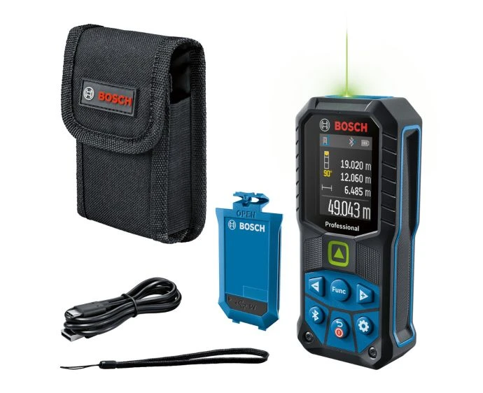 Bosch GLM 50-27 CG Professional Laser Measure With Pouch & USB-C Cable | 0601072U01