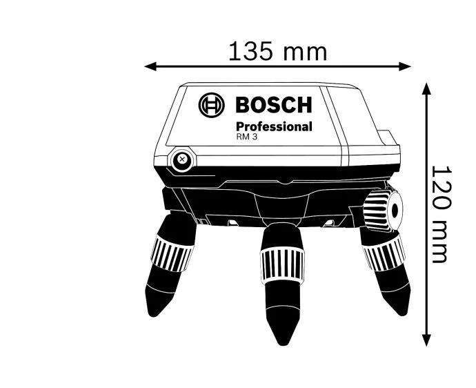 Bosch RM3 Professional Motorised Rotating Mount | 0601092800