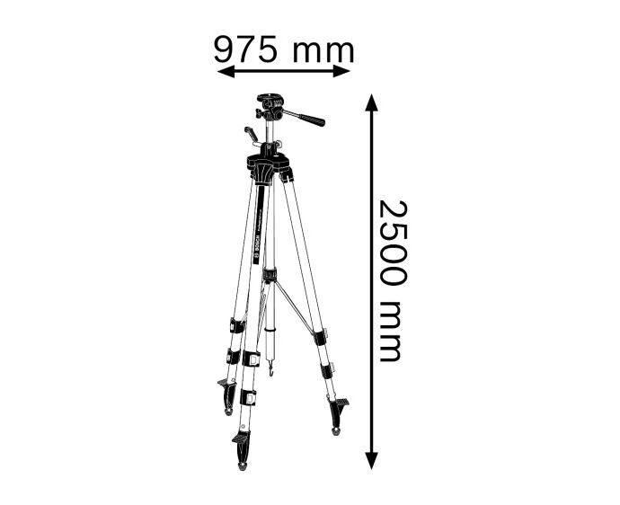 Bosch BT 250 Professional Building Tripod | 0601096A00