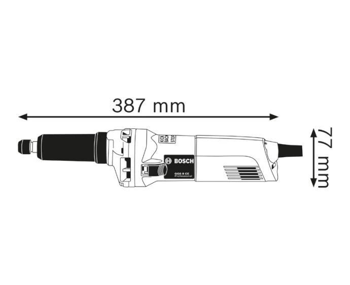 Bosch GGS 8 CE 750W Professional Long-nose Die Grinder 110V | 0601222160