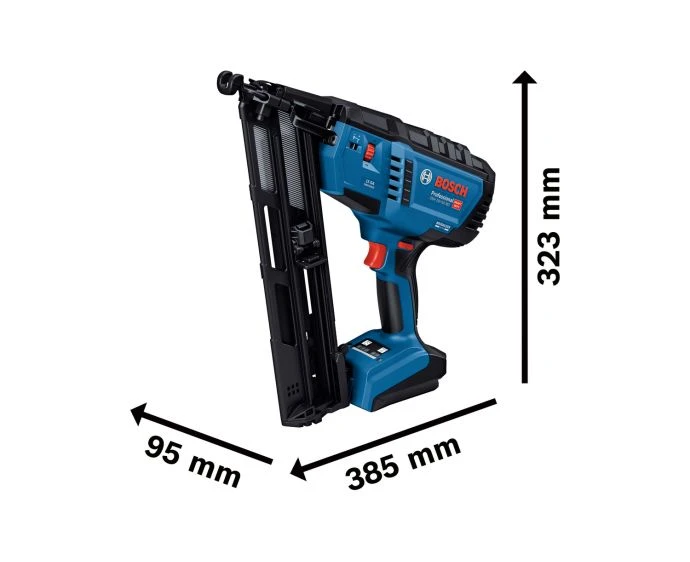 Bosch GNH 18V-64 MD 18V Professional 15Ga Second Fix Cordless Brushless Nail Gun Bare Unit - 0601482200