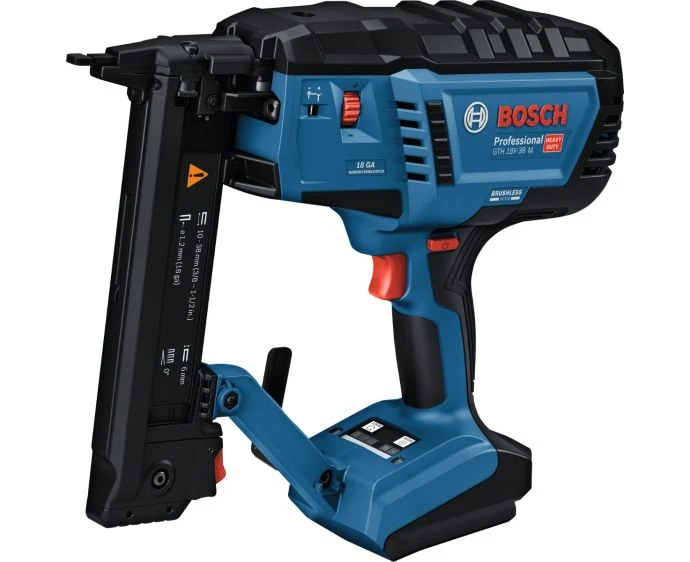Bosch GTH 18V-38 M 18V Professional 18Ga Second Fix Cordless Brushless Nail Gun Bare Unit | 0601482500