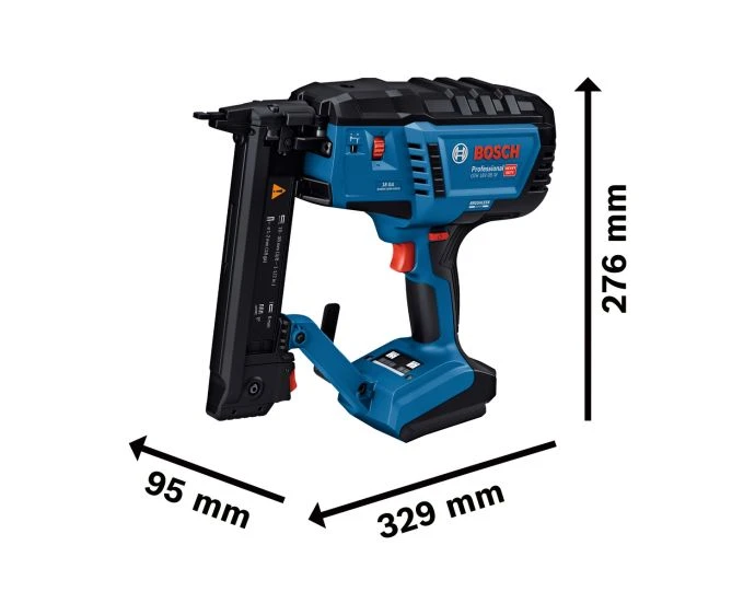 Bosch GTH 18V-38 M 18V Professional 18Ga Second Fix Cordless Brushless Nail Gun Bare Unit | 0601482500
