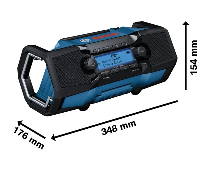 Bosch PRO GPB18V-3SC Cordless Jobsite Bluetooth Radio Bare Unit | 06014A3300