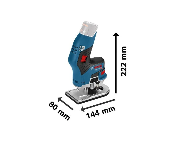 Bosch GKF 12V-8 Professional Cordless Brushless Palm Router Bare Unit | 06016B0072