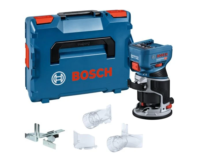 Bosch GKF 18V-8 Professional Cordless Brushless Palm Router With L-Boxx | 06016C2071