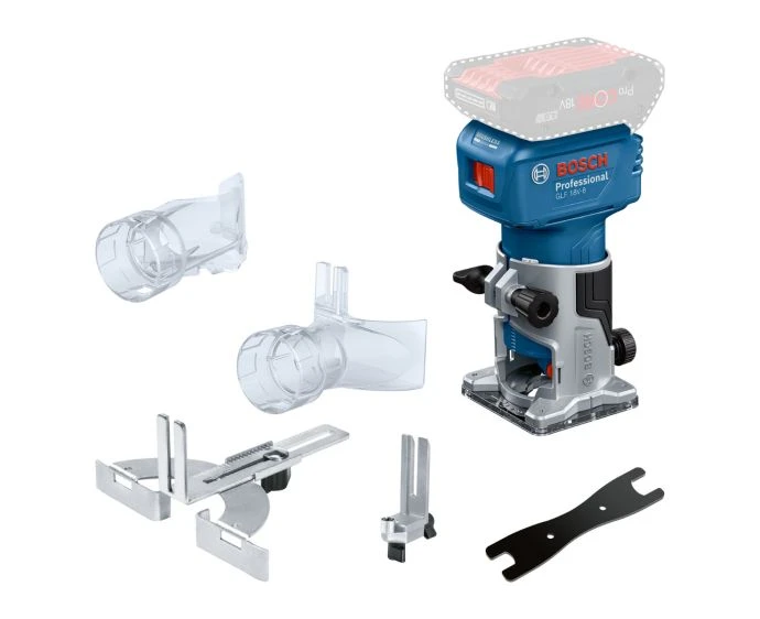 Bosch GLF 18V-8 Professional Cordless Brushless Palm Router Bare Unit | 06016C6070