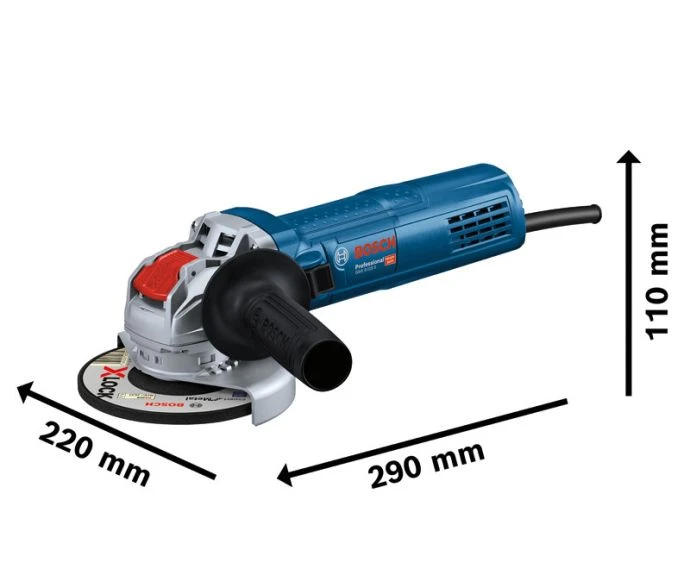 Bosch GWX 9-115 S Professional Angle Grinder With X-LOCK 115 mm 110V | 06017B1060