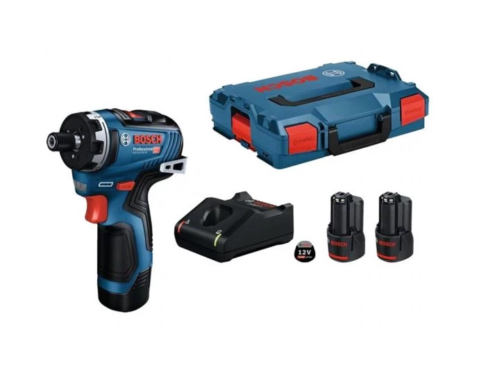 Bosch GSR 12V-35 HX Professional Cordless Brushless Screwdriver With 2 x 3.0Ah Batteries, Charger & Case | 06019J9170