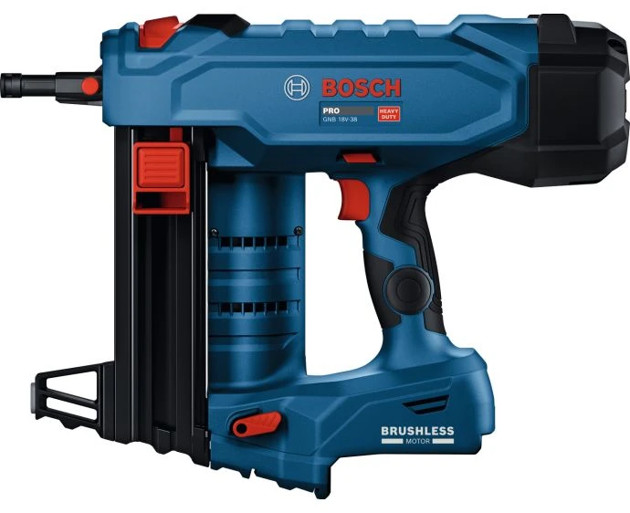 Bosch GNB 18V-38 Professional Cordless Brushless Concrete Nailer With 2 x 4.0Ah Batteries, Charger & XL-BOXX | 06019L7071
