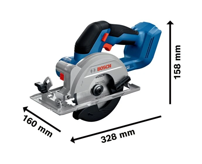 Bosch GKS 18V-51 Professional Cordless Brushless Circular Saw Bare Unit | 06019M3120