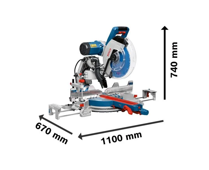 Bosch GCM 12 GDL Corded 2000W 12 inch Double Bevel Gliding 305mm Mitre Saw 240V | 0601B23670