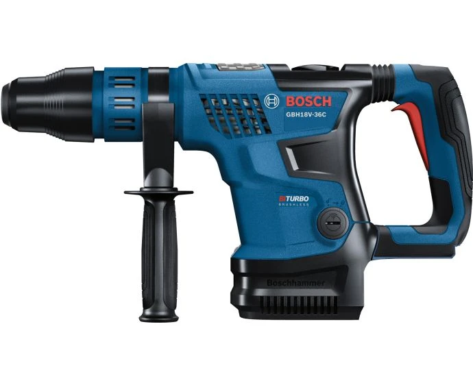 Bosch GBH18V-36C 18V BITURBO Cordless SDS Max Hammer Drill With 2 x 5.5Ah Batteries, Charger & Carry Case | 0611915073