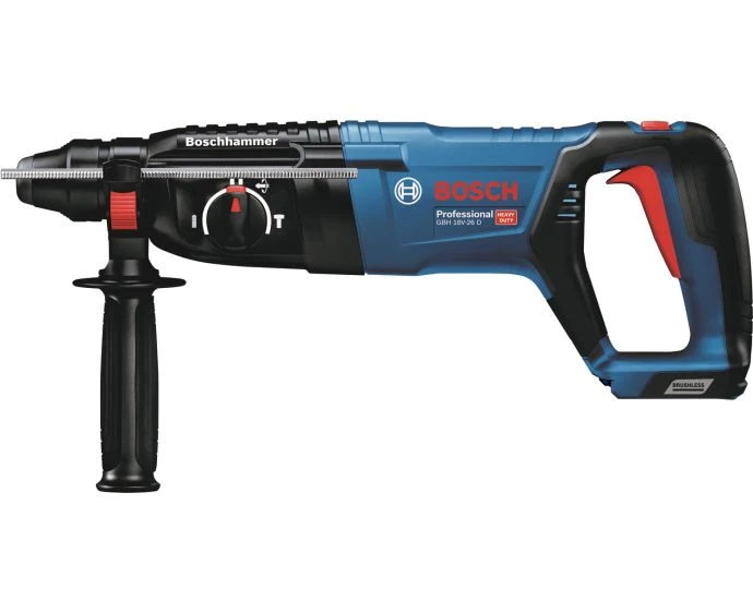 Bosch GBH 18V-26 D Professional Cordless Brushless Rotary Hammer with SDS Plus Bare Unit | 0611916001