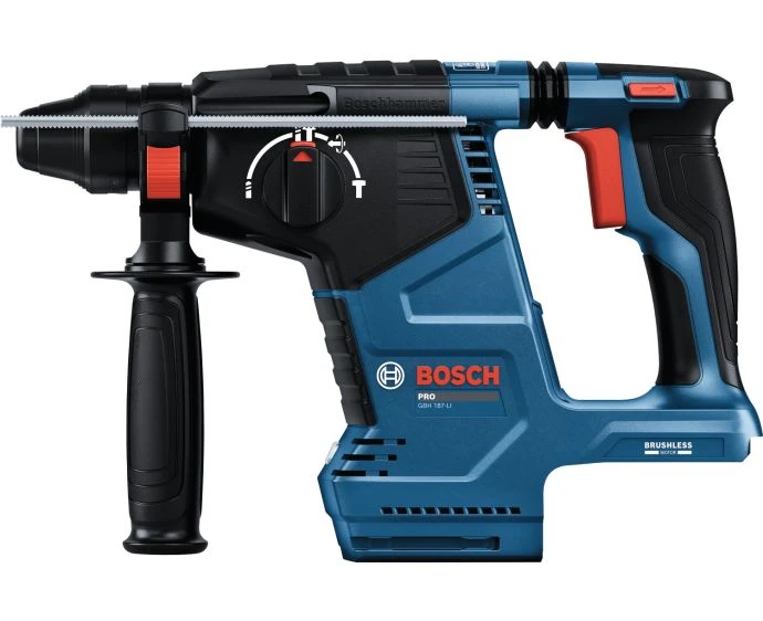 Bosch GBH 18V-24 C Professional Cordless Rotary Hammer with SDS Plus With 2 x 5.0Ah Batteries, Charger & L-Boxx | 0611923073