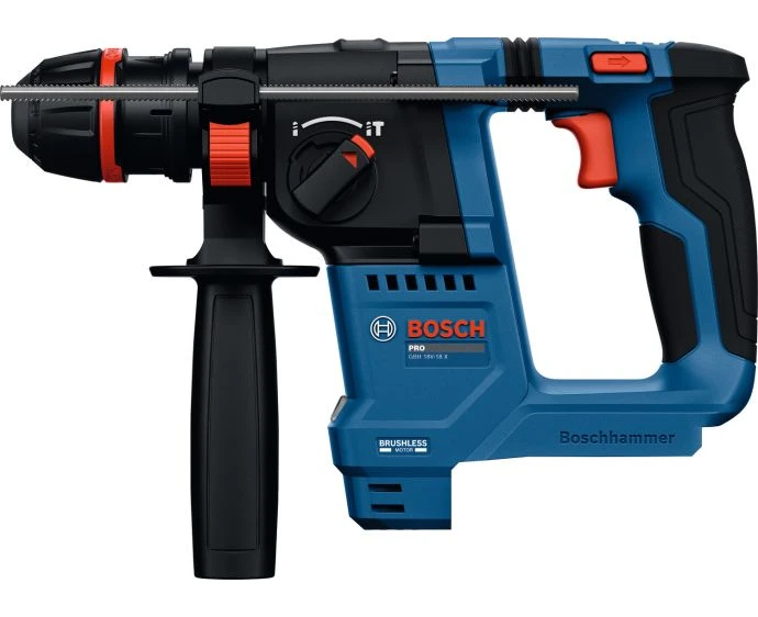 Bosch GBH 18V-18 X Professional Cordless Brushless Rotary Hammer with Onechuck Bare Unit | 0611927100
